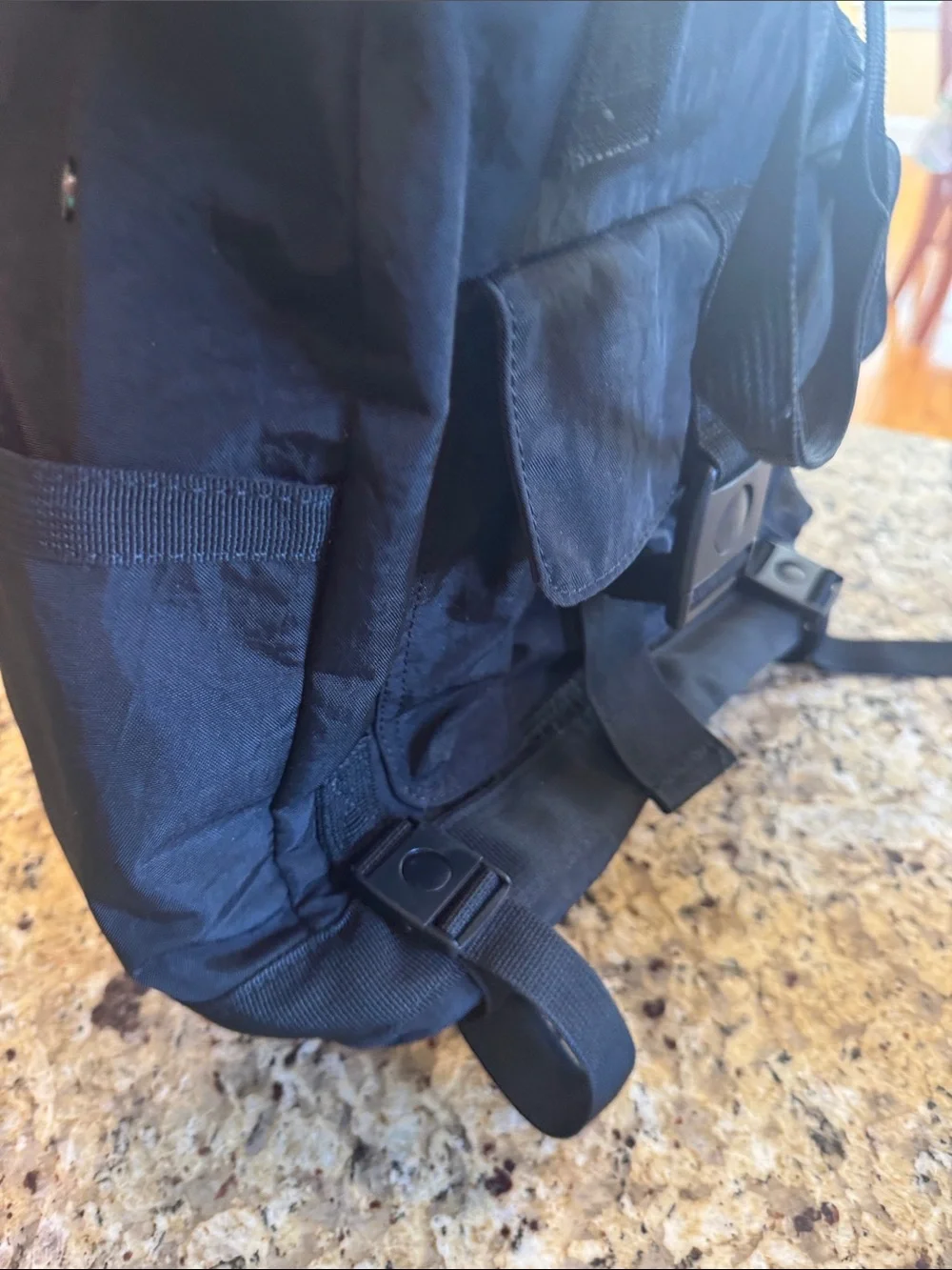 Black Canvas Tote Backpack - Versatile Everyday Bag